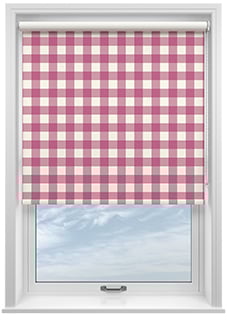 Gingham, Cosmos - Twist&Fit Roller Blind